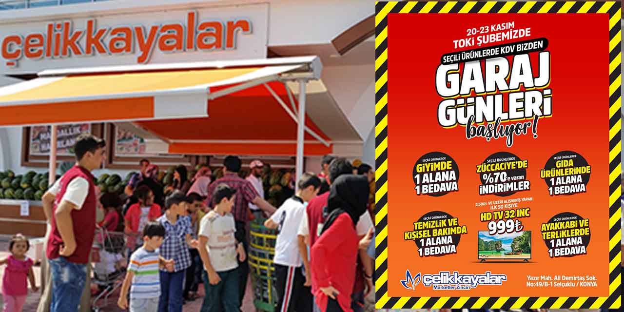 Çelikkayalar TOKİ Mağazası’nda Yılın Son İndirim Günleri!