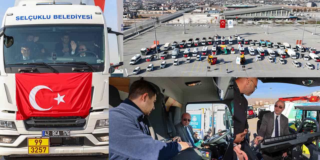 Selçuklu Belediyesi Araç Filosunu Güçlendirdi