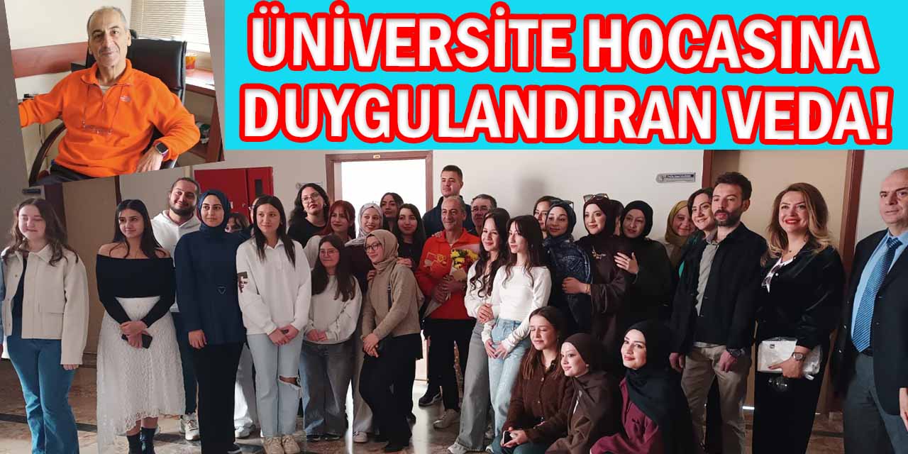 Üniversite Hocasına Duygulandıran Veda!