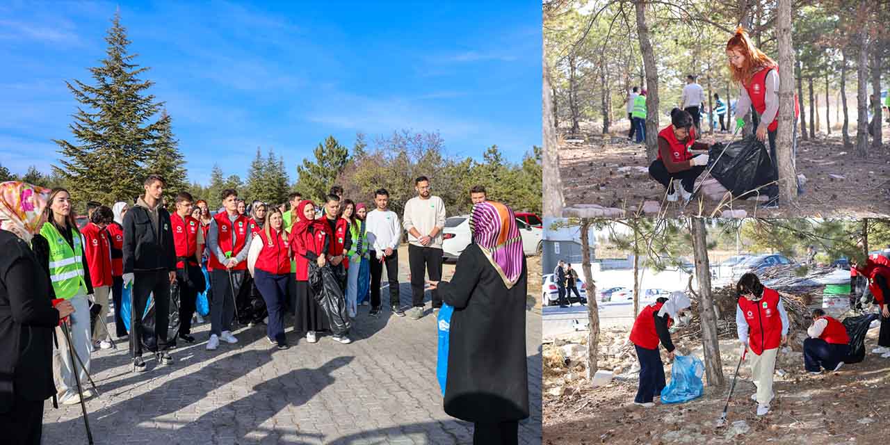 Gönüllüler, ‘Doğa İçin Adım Atıyoruz’ Sloganıyla Çevre Temizliği Yaptı