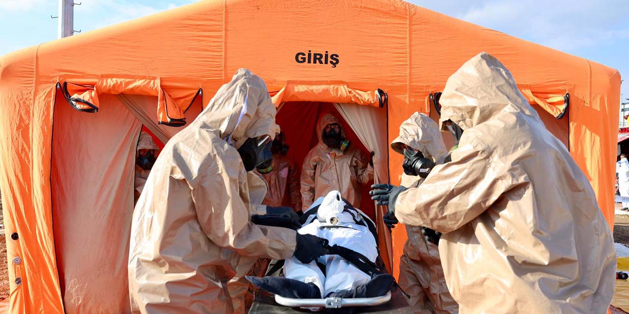 Kimyasal, Biyolojik, Radyolojik ve Nükleer Saha Tatbikatı Gerçekleştirildi