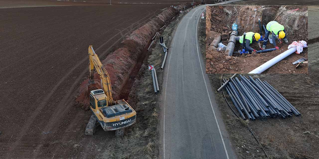 KOSKİ’den Sarayönü Su Altyapısını Yeniliyor