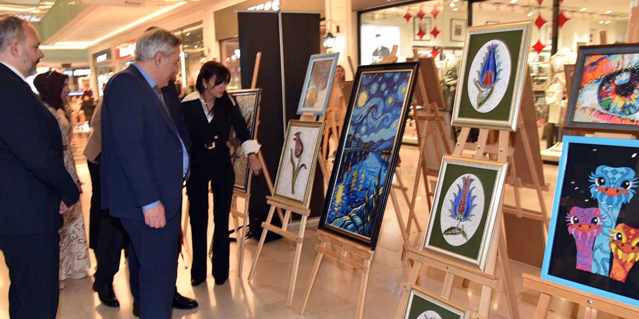 Özel Öğrencilerin Hazırladığı Ürünler Sergilendi