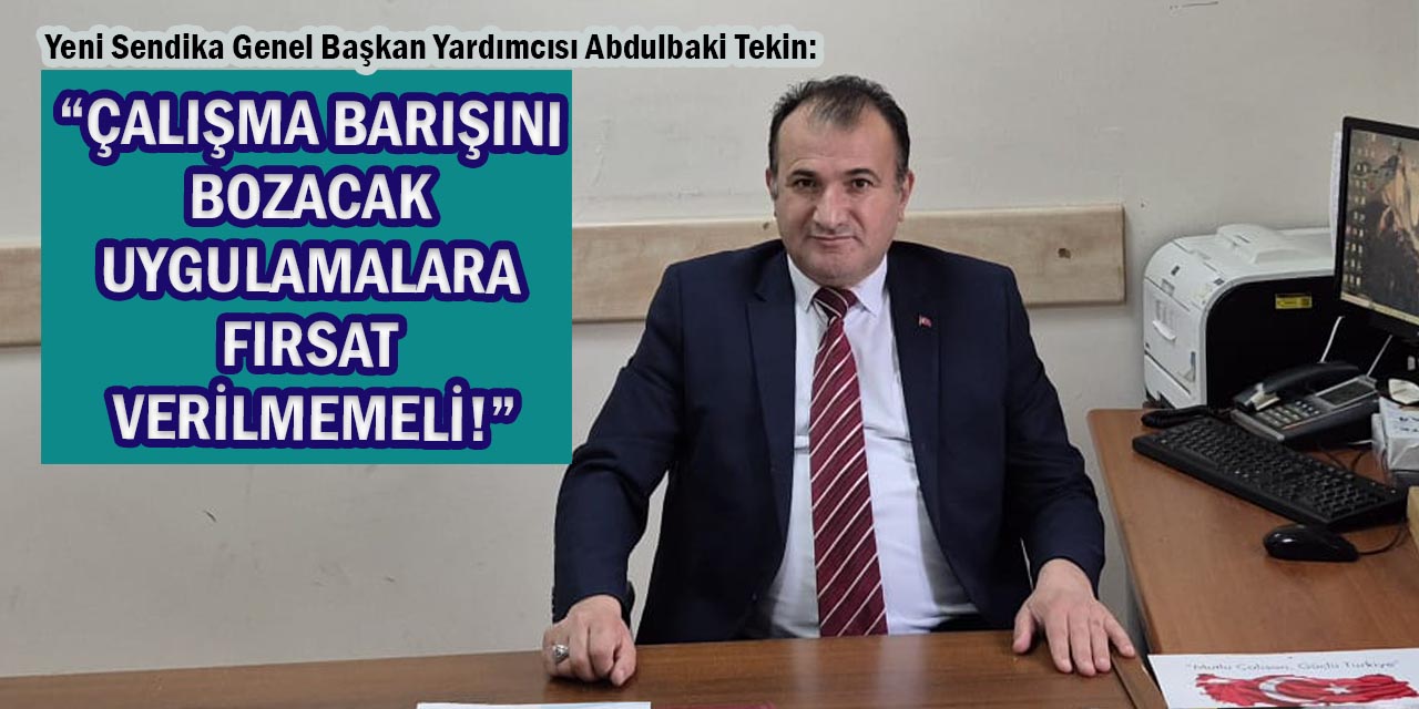 Tekin: “3600 Ek Gösterge 1.Dereceye Düşen Tüm Memurlara Verilmeli”