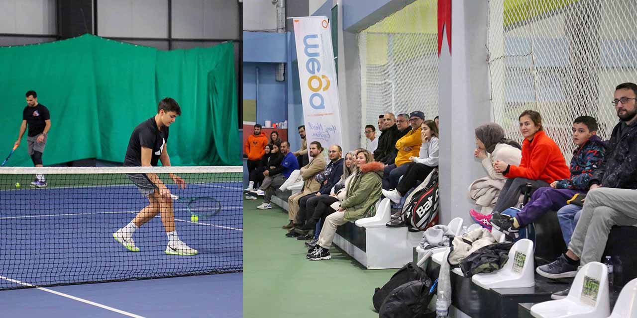 Meram’da Aileler Tenis Kortunda Buluştu