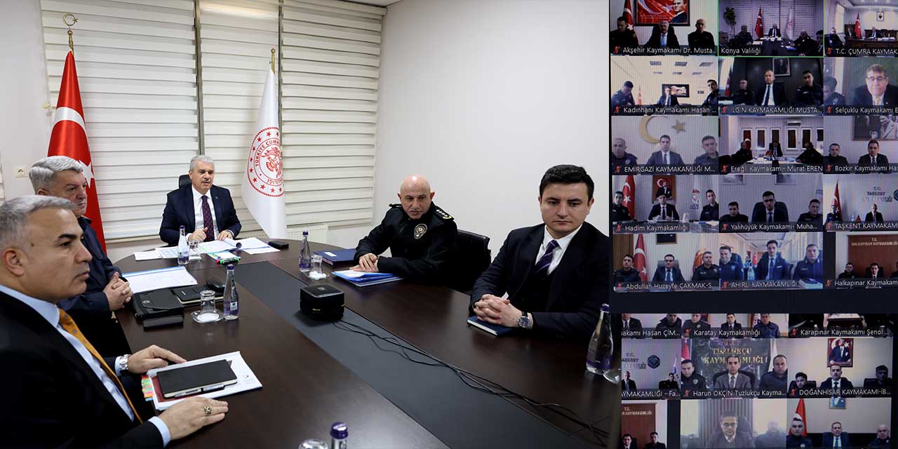 Konya’da İlçe Sorunları, İhtiyaçları ve Yatırımları Değerlendirildi