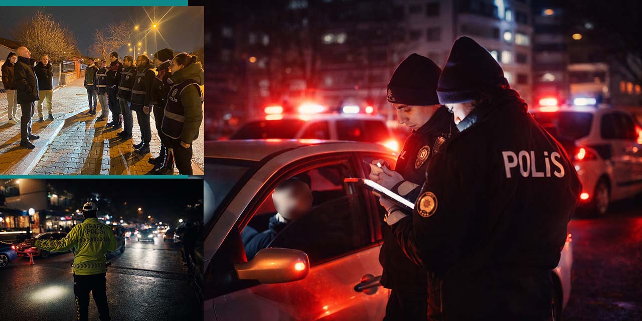 Konya Polisinden Yılbaşında Huzur Nöbeti