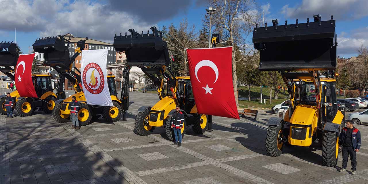 Seydişehir Belediyesi Envanterine 4 Adet İş Makinası Kazandırıldı