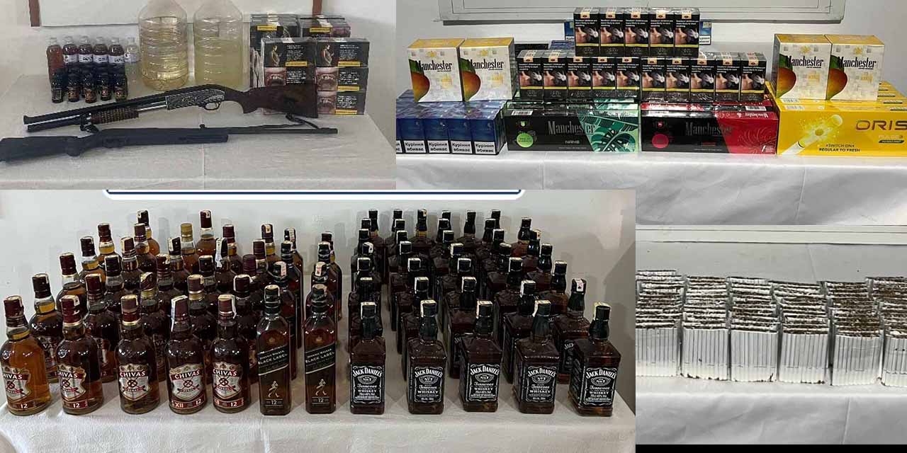 Jandarmadan Kaçak İçki ve Sigara Operasyonu