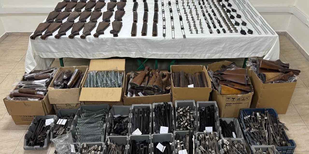 Konya’da Çok Sayıda Tabanca ve Av Tüfeği Parçası Ele Geçirildi