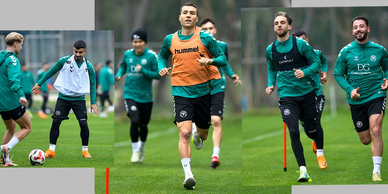 Konyaspor Günü Tek Antrenmanla Değerlendirdi