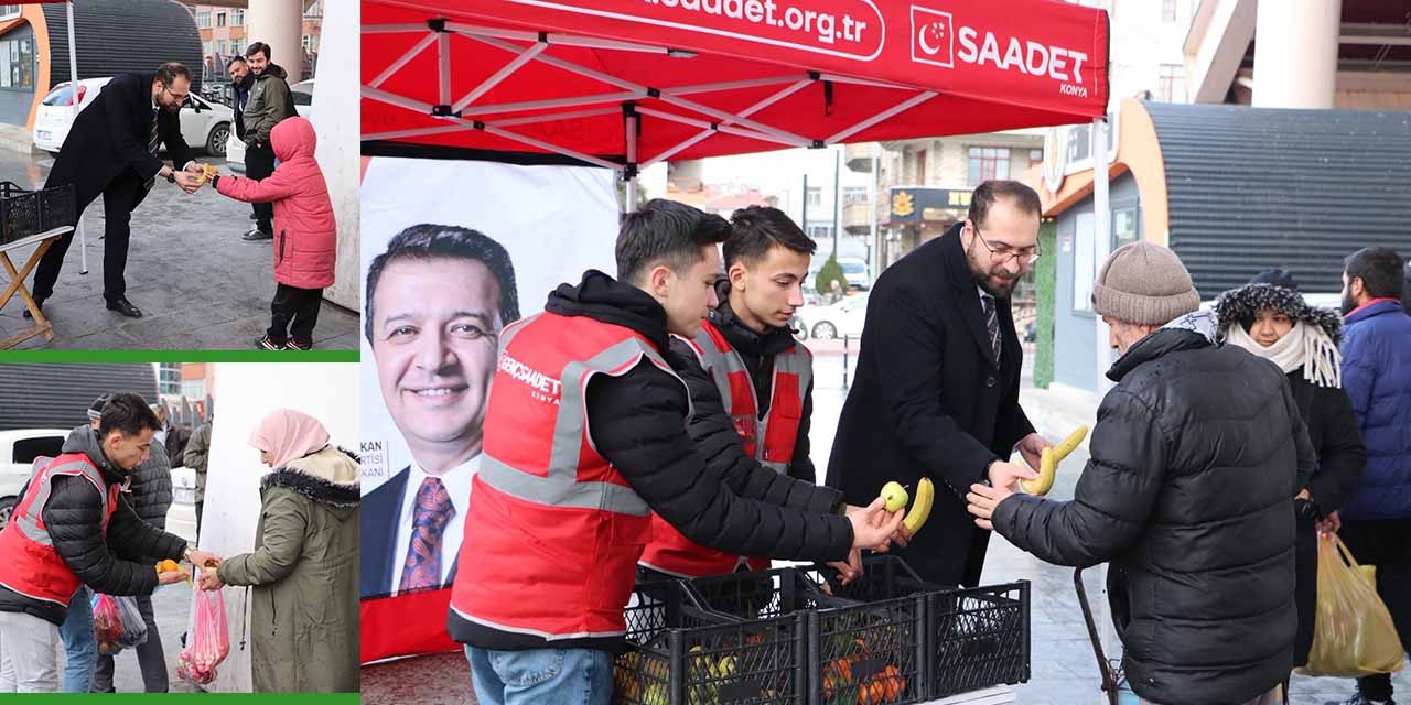 Kurdukları “Göz Hakkı Manavı”yla Ücretsiz Meyve Dağıttılar