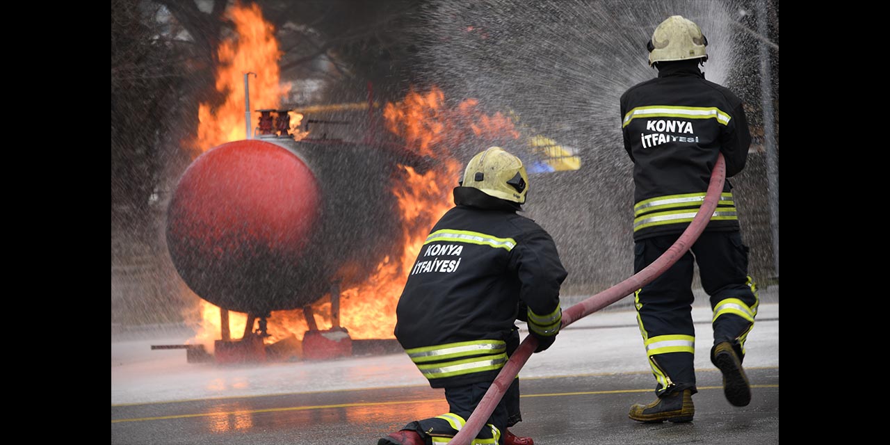 Konya İtfaiyesi 2025’te 15 Bin 497 Olaya Müdahale Etti