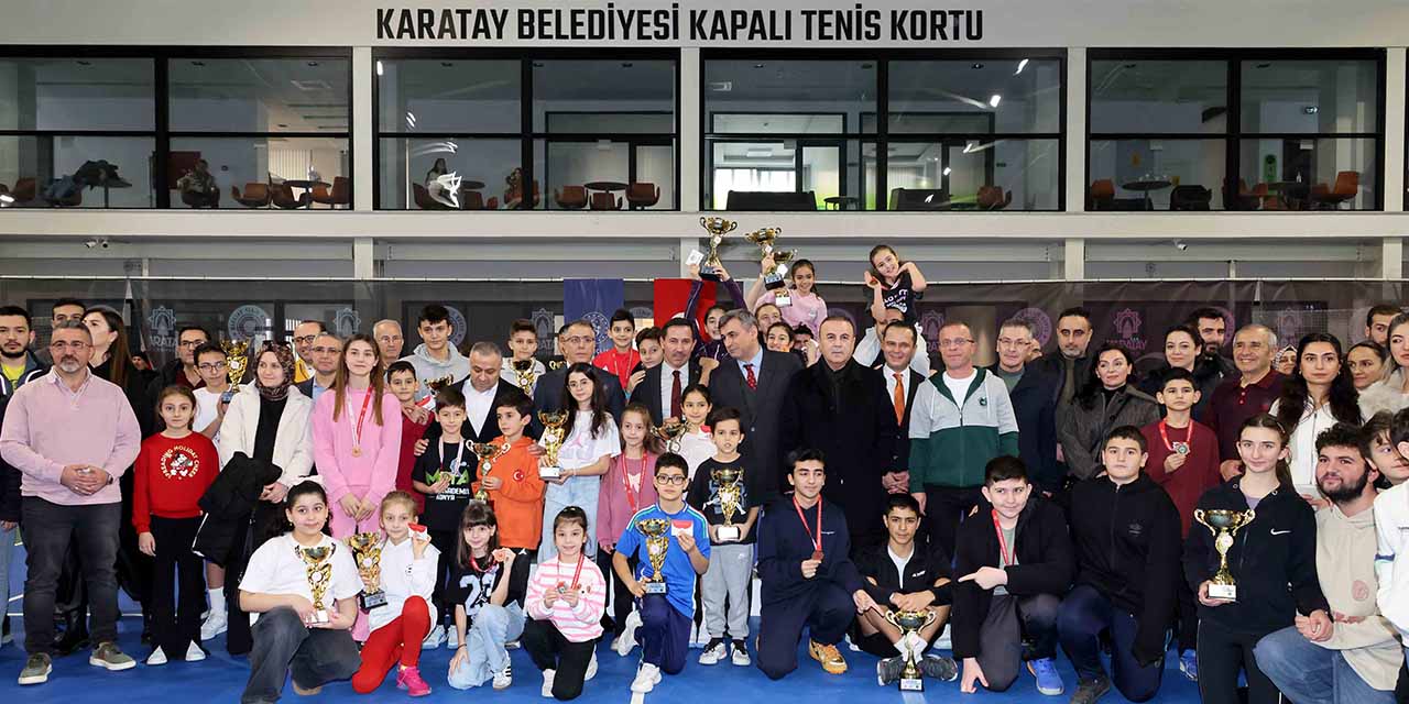 “Konya Tenis Turnuvası” Karatay’da Tamamlandı
