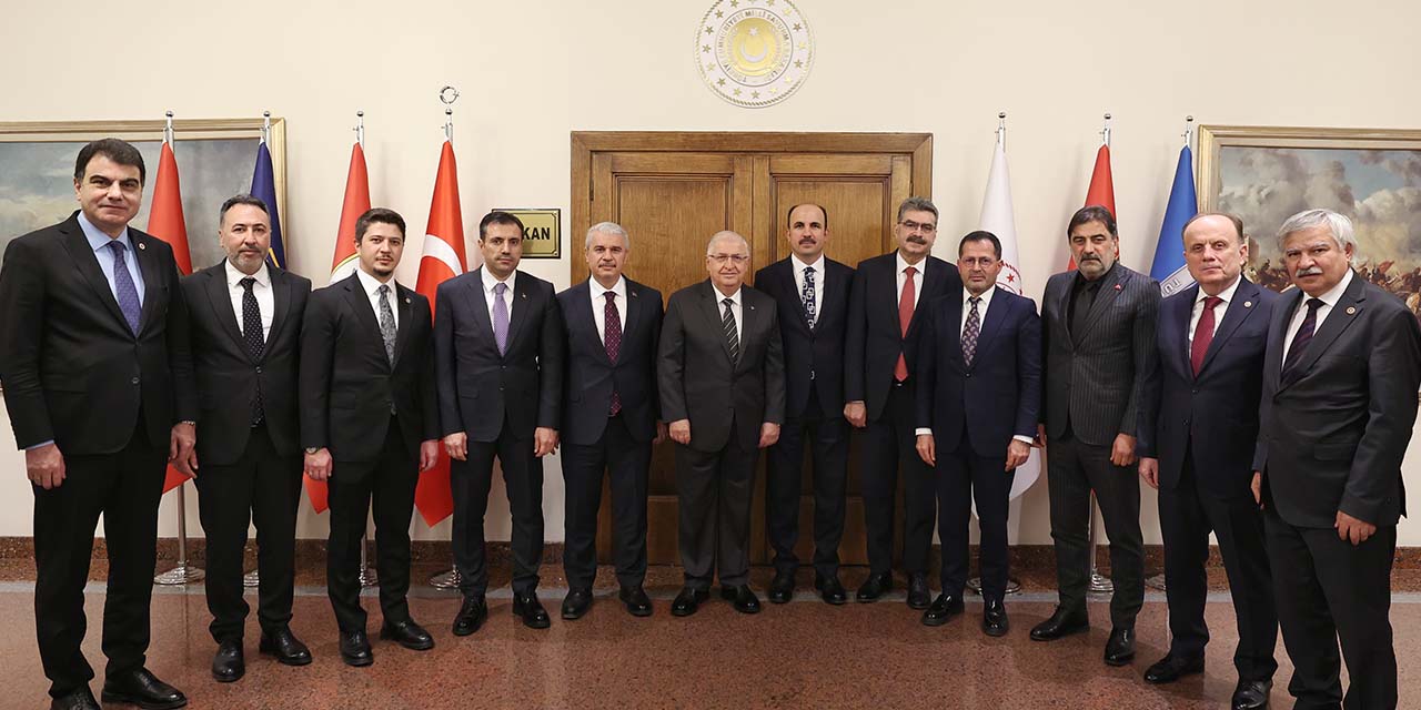 Konya Heyetinden Milli Savunma Bakanı Güler’e Ziyaret