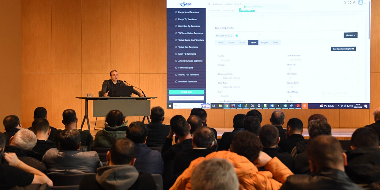 KOSKİ Personeline Yerli Yazılım Eğitimi