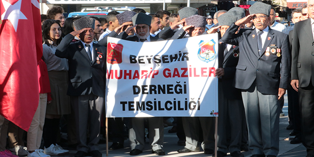 Beyşehir’de Gaziler Günü anma programı