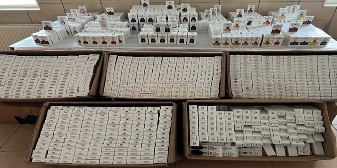 Konya’da Gümrük Kaçağı 2.500 Adet Parfüm Ele Geçirildi