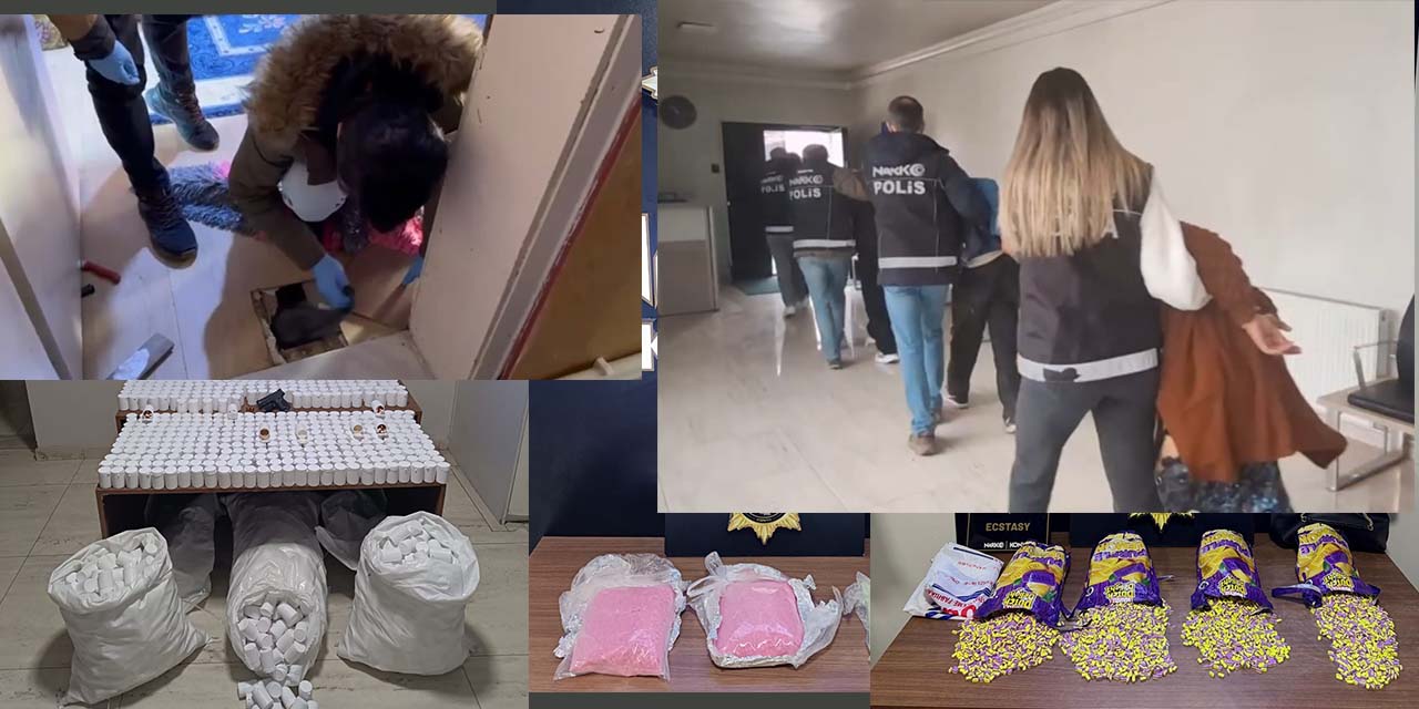 Konya Polisinden Son Bir Ayda 164 Uyuşturucu Operasyonu: 301 Gözaltı