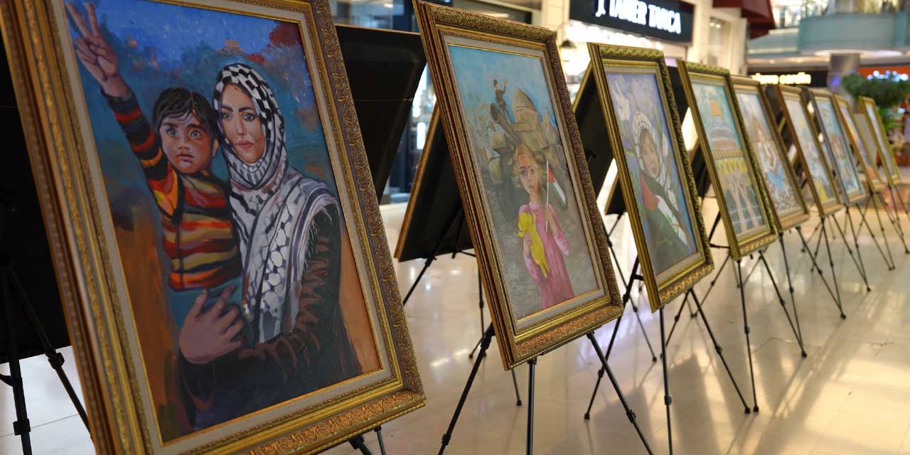 ‘Sessiz Fırçalar’ Temalı Resim Sergisi Açıldı