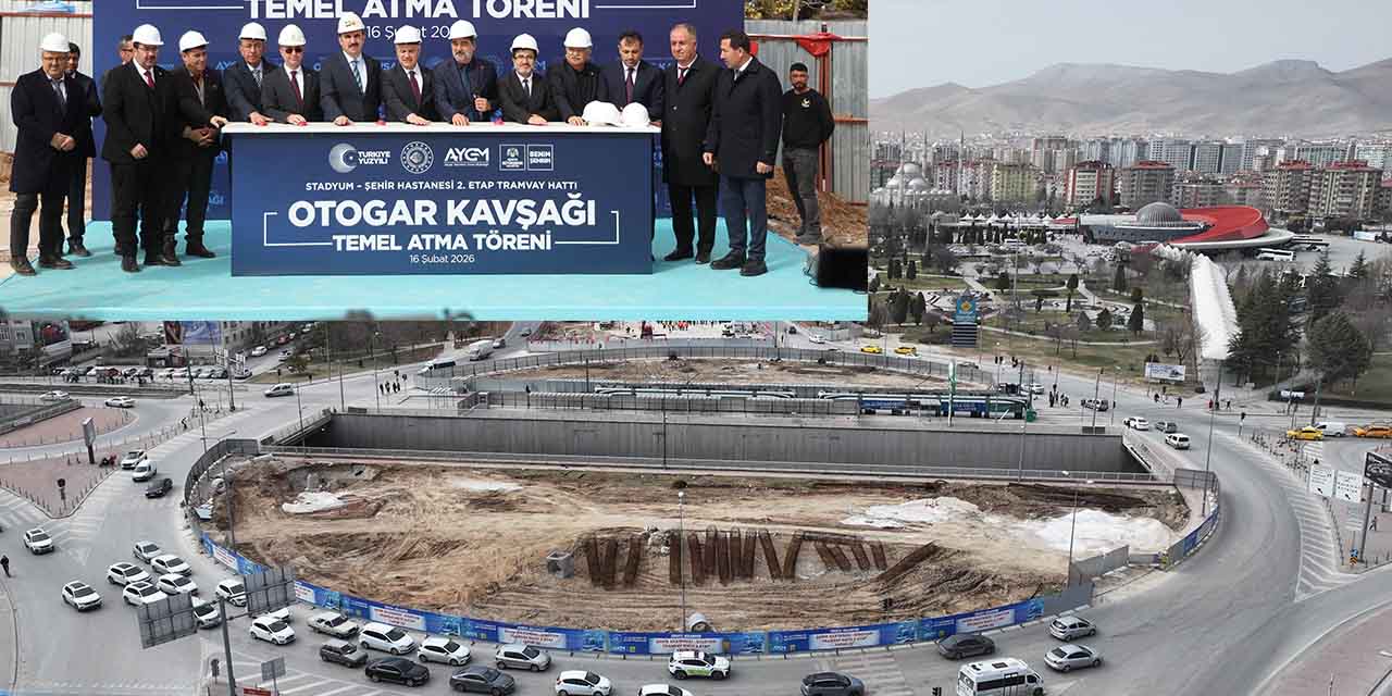 Konya’da Otogar Kavşağı’nın Temeli Dualarla Atıldı