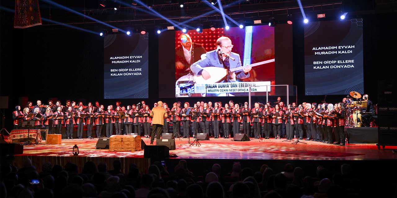 Neşet Ertaş’ın Gönüllere Dokunan Türküleri Selçuklu’da Seslendirildi