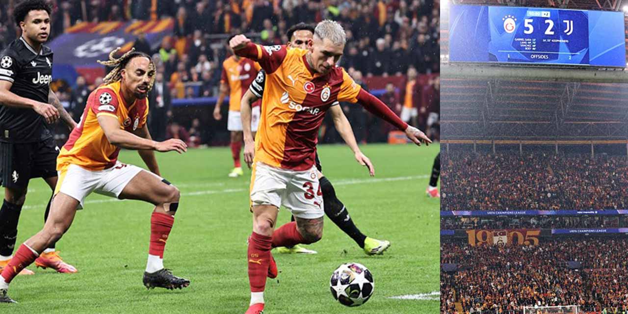 Galatasaray’dan Juventus Karşısında Gol Şov: 5-2