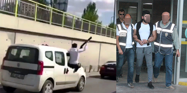 Düğün konvoyunda pompalı tüfekle ateş eden şüpheli serbest