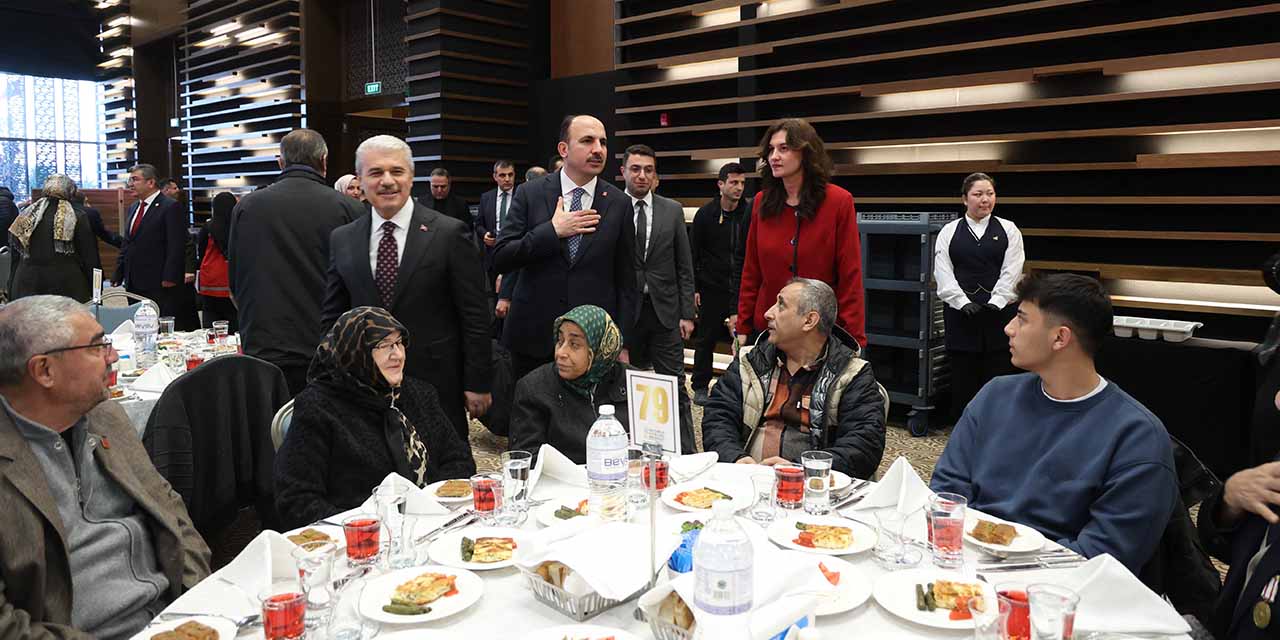 Şehit Aileleri, Gaziler ve Yakınları ‘Büyük Aile Sofrası’nda Buluştu