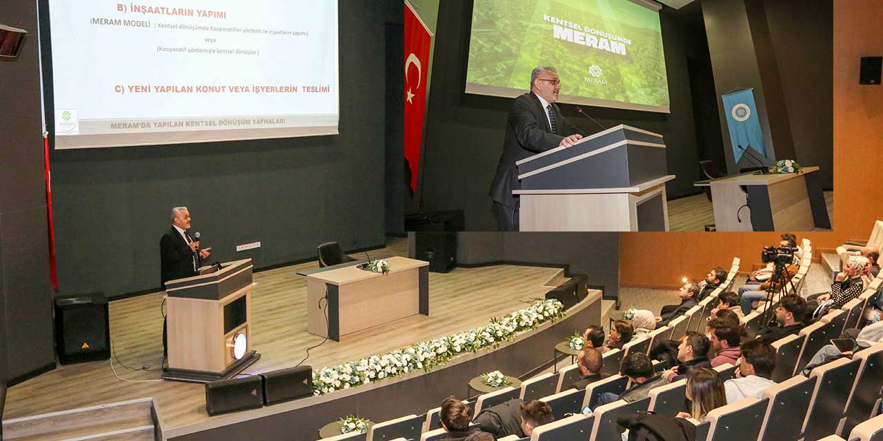 Meram Kentsel Dönüşümdeki Tecrübelerini Paylaştı
