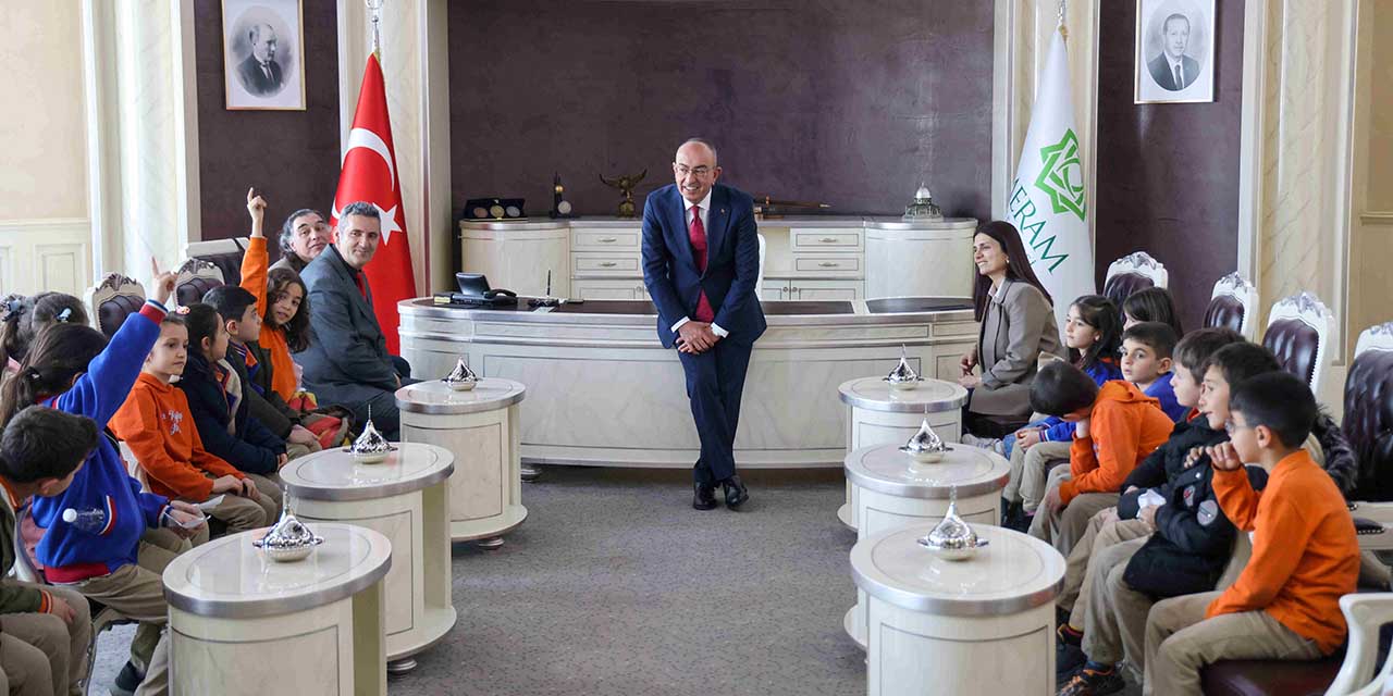 Meram Belediyesi’nin Minik Misafirleri Vardı