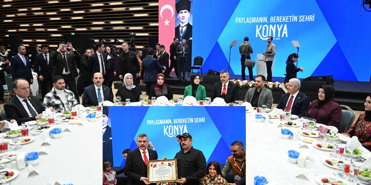 İçişleri Bakanı Çiftçi İftar Sofrasında Gazzeli Ailelerle Buluştu