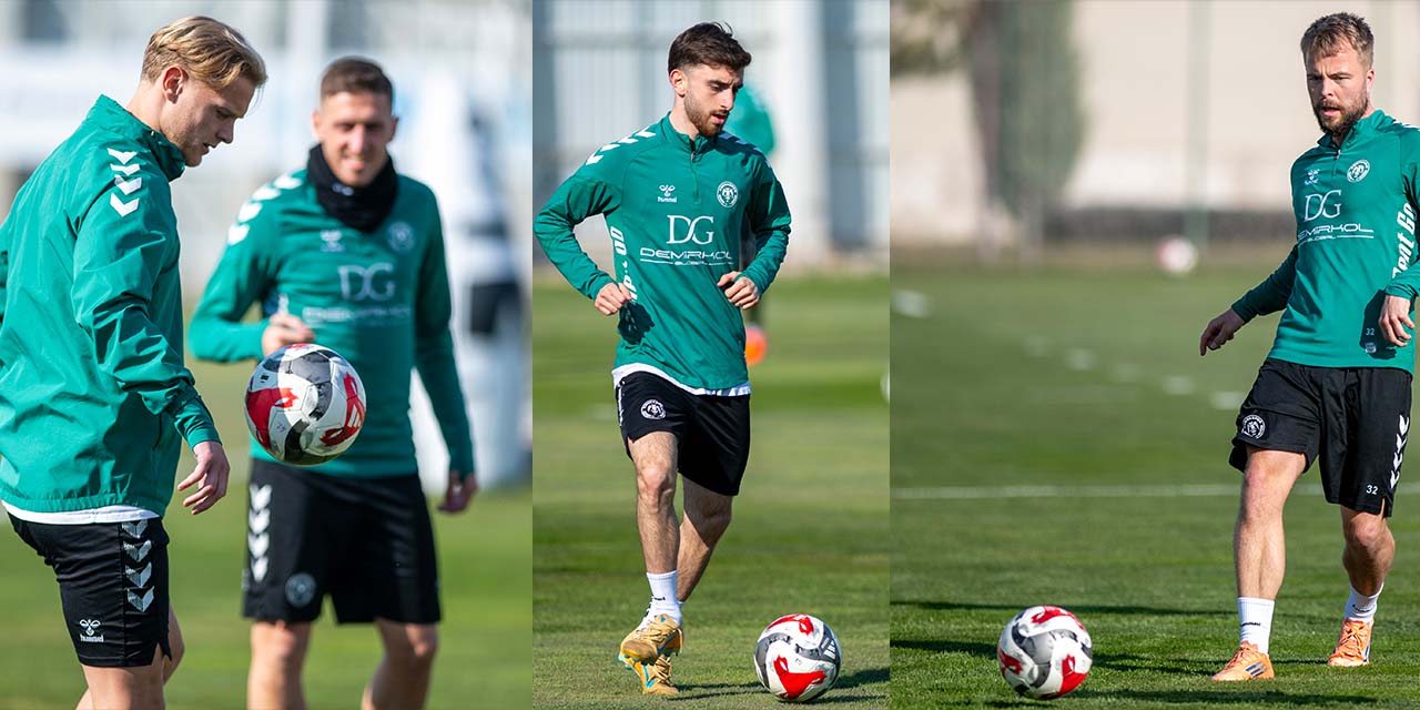 Konyaspor Savunma ve Hücum Çalıştı!