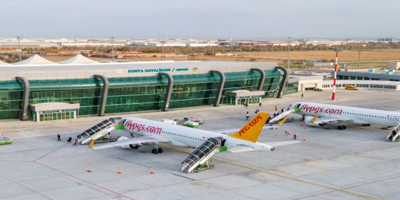 Konya Havalimanı’ndan Şubat Ayında 70 Bin 789 Yolcu Yararlandı