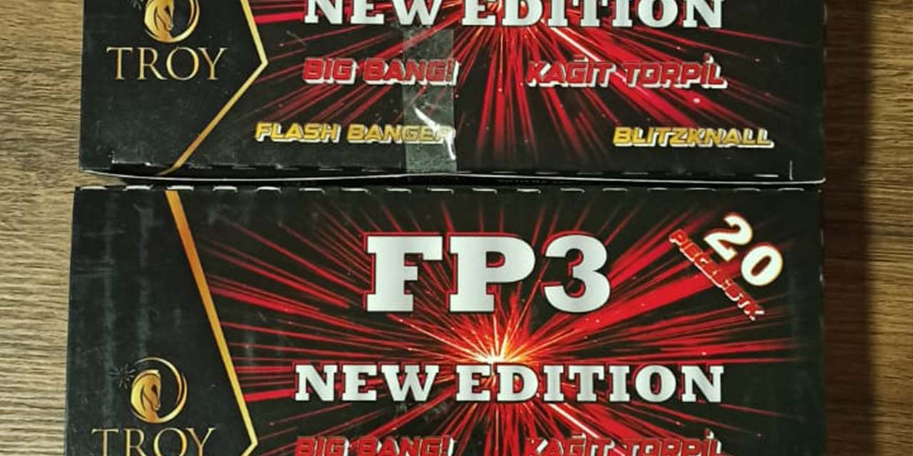 Bir İş Yerinde Satışı Yasak Patlayıcı Madde Ele Geçirildi