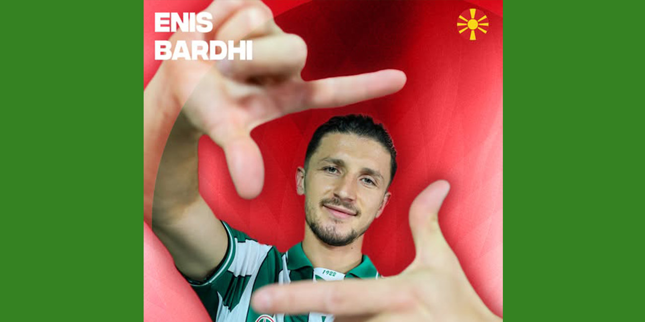 Konyasporlu Enis Bardhi’ye Milli Davet