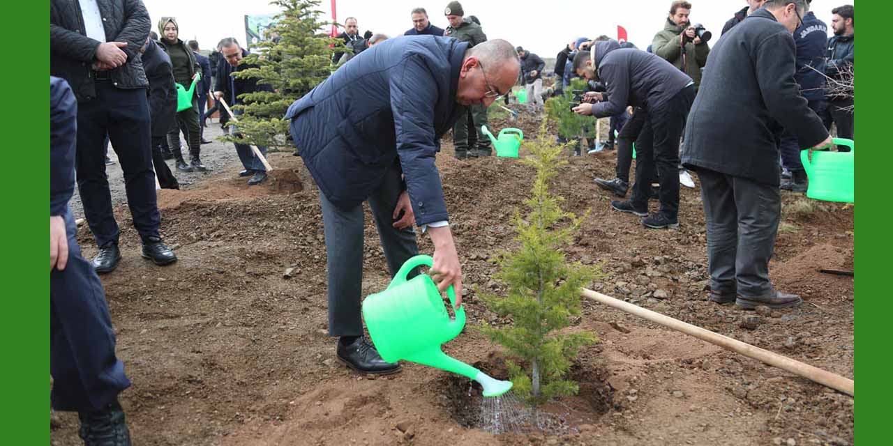 Konya’da Orman Haftası: 10 Bin Fidan Dikildi, 42 Bin Fidan Dağıtıldı