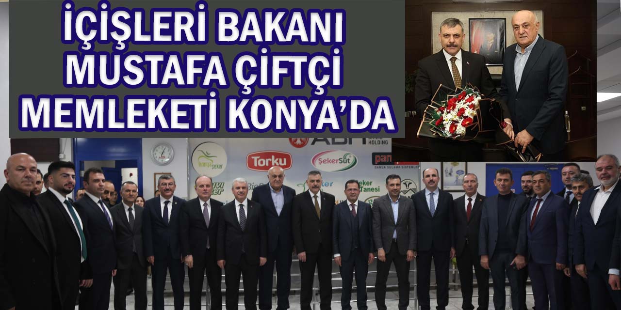 Bakan Çiftçi’den Çumra Şeker Fabrikası’na Ziyaret
