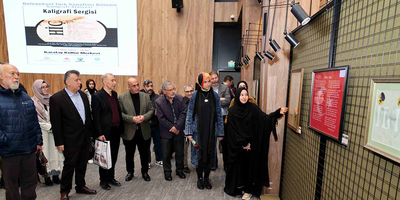 Karatay’da ‘Hiç’ Sergisi Sanatseverlerin Beğenisine Sunuldu