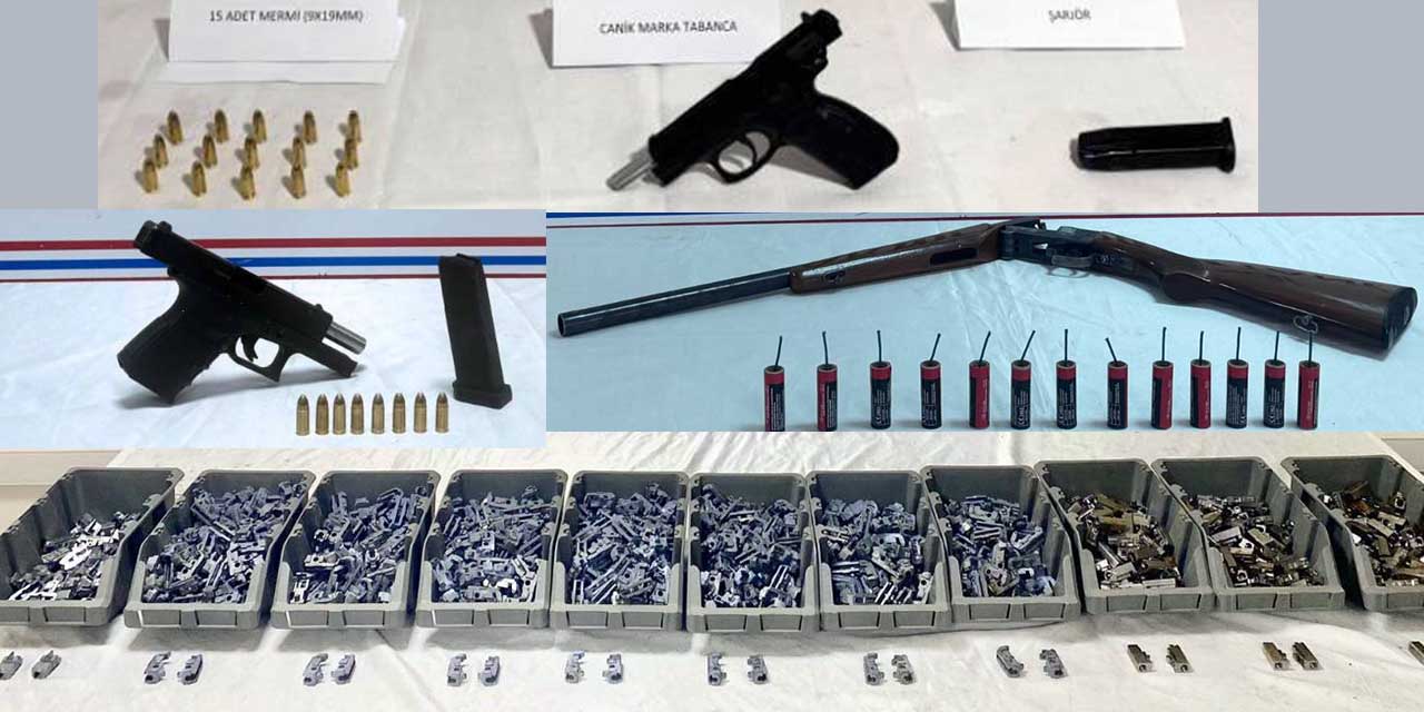 Konya’da Jandarmadan Kaçak Silah Operasyonları: 6 Tutuklama