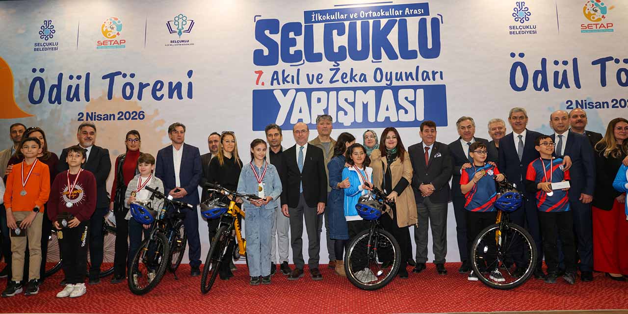 Selçuklu Akıl ve Zeka Oyunları Yarışması’nda Ödüller Sahiplerini Buldu