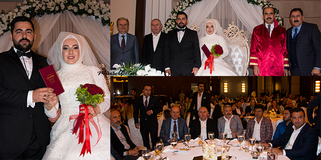 Recep Çınar’ın oğlu Emre evlendi