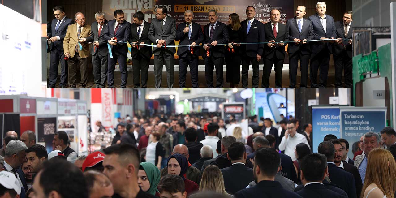 Konya’da Tarım Fuarı Ziyaretçilerine Kapılarını Açtı