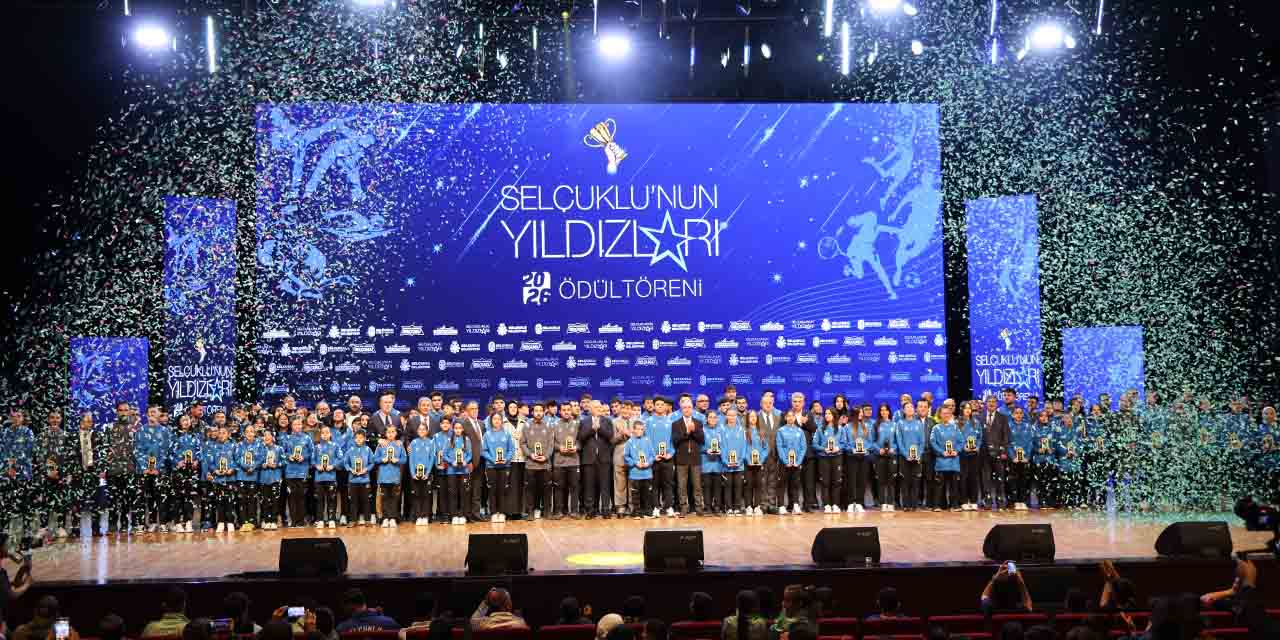 Selçuklu’nun Yıldızları Törenle Ödüllendirildi