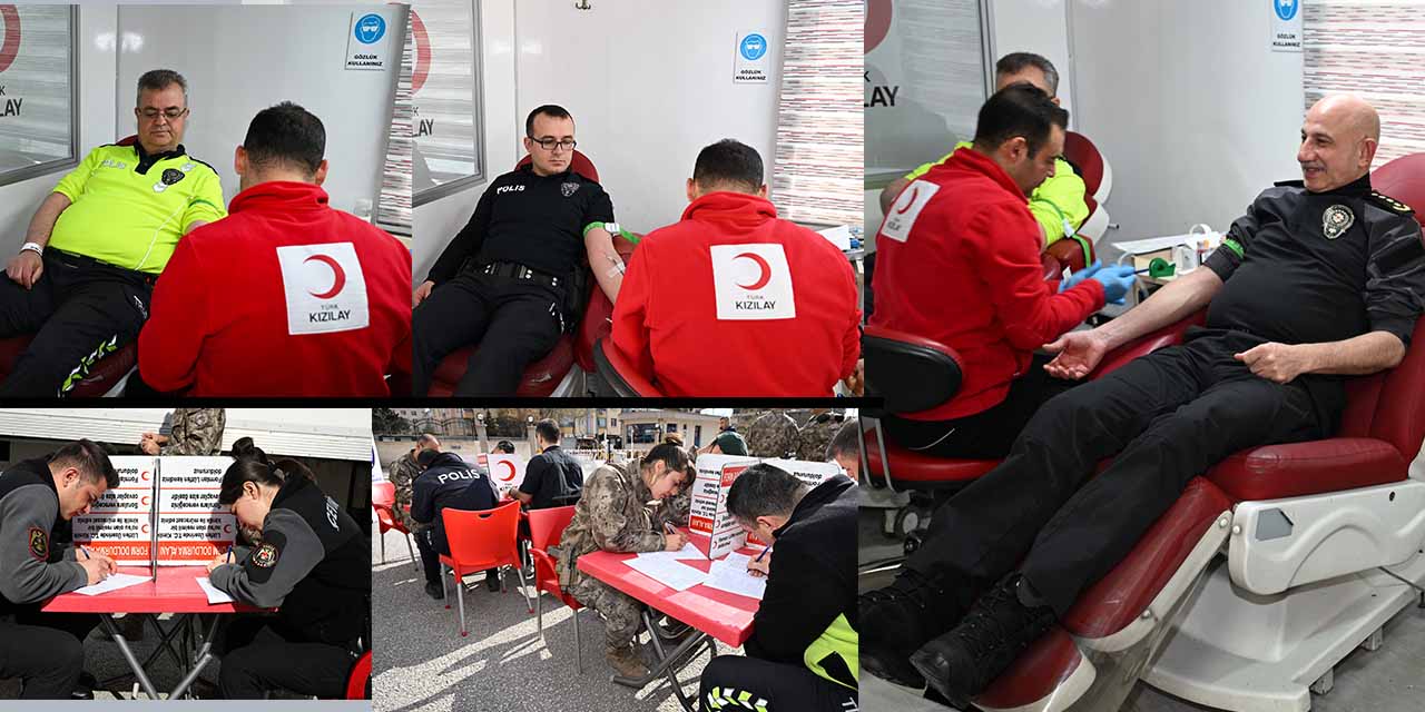 Konya Polisinden Anlamlı Bağış: ‘Bir Kan, Üç Can’ Etkinliği