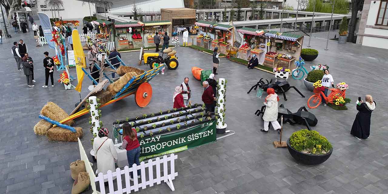 Konya Büyükşehir, Tarım Haftasına Özel Stantlar Tasarladı