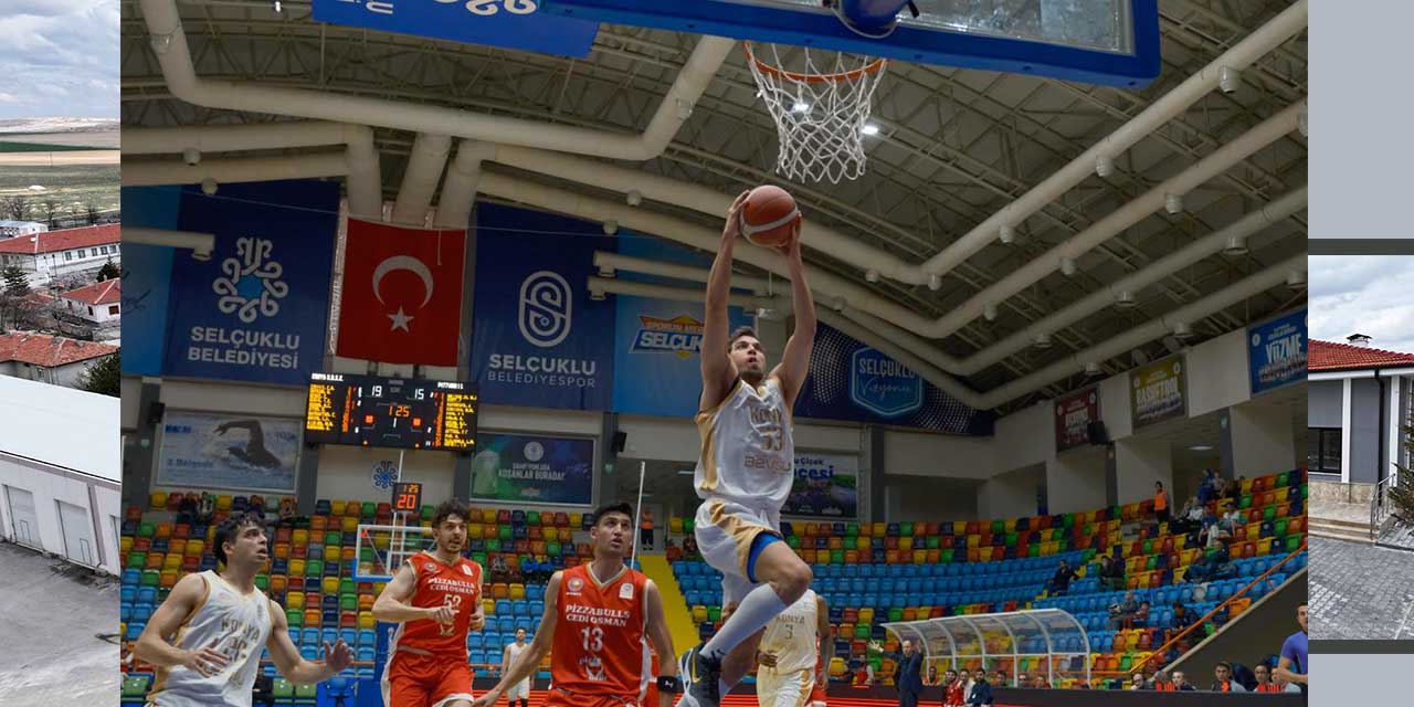 Konya Büyükşehir Belediyespor Son Saniye Basketiyle Play-Off’u Garantiledi