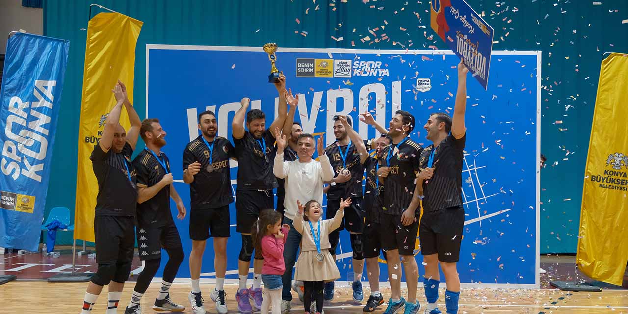 Konya Büyükşehir Kurumlar Arası Voleybol Turnuvası’nın Şampiyonu Belli Oldu