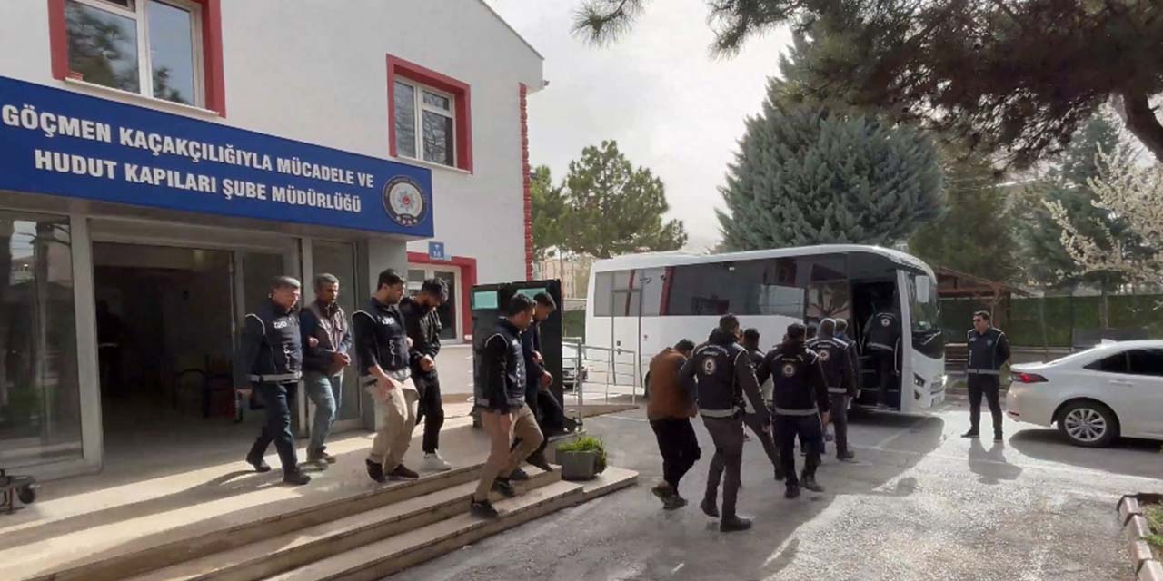 Konya Merkezli 5 İlde Göçmen Kaçakçılığı Operasyonu: 10 Tutuklama