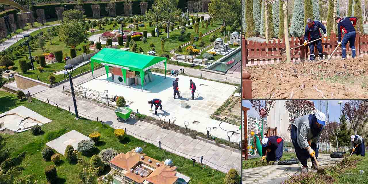 Meram’ın Park ve Yeşil Alanlarında Yaz Hazırlığı